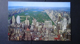 USA - New York City - Aerial View Central Park And Upper Manhattan- Um 1960 - Look Scans - Panoramic Views