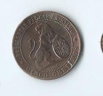 Cinco Centimos 1870 Gouvernement Provisoire - Münzen Der Provinzen