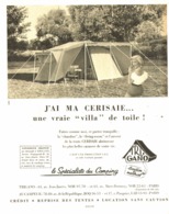 PUB TENTE  " TRIGANO  "  1957 (1) - Camping