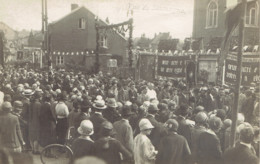Vue De Soumagne Carte Photo (pierre Rahier) Banniere Procession 1927 - Soumagne
