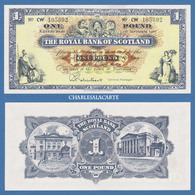 1967 G.B. ROYAL BANK OF SCOTLAND  £1  KRAUSE 325b SUPERB ALMOST UNC. CONDITION - 1 Pound