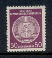 Germany DDR 1954-56 Official 50pf MUH - Andere & Zonder Classificatie