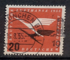 Germany 1958 Lufthansa Emblem 20pf FU - Sonstige & Ohne Zuordnung