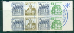 Germany Berlin 1977-82 Castles Booklet, 2x10,2x30,2x10,2x50 MUH - Autres & Non Classés