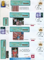 Greece 2004 Athens Olympics 5x FDC Lot20901 - Andere & Zonder Classificatie