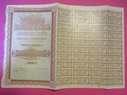 Obligation De 500 Francs Au Porteur Entièrement Libérée/Sté An. Des Distilleries De La Côte D'Or /GENLIS /1905    ACT233 - Industrie