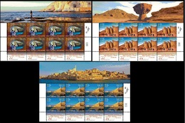 2012 Israel 2304KL-2306KL Tourism - Visit Israel - Used Stamps (with Tabs)
