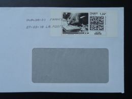 Gravure Sur Bois Timbre En Ligne Sur Lettre (e-stamp On Cover) TPP 3922 - Printable Stamps (Montimbrenligne)