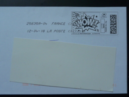 Bulle De Bande Dessinée Timbre En Ligne Sur Lettre (e-stamp On Cover) TPP 3943 - Printable Stamps (Montimbrenligne)