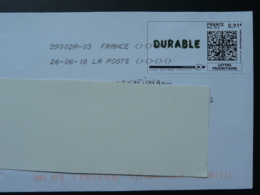 Développement Durable Timbre En Ligne Sur Lettre (e-stamp On Cover) TPP 3950 - Printable Stamps (Montimbrenligne)