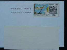 Région PACA Provence Cote D'Azur Timbre En Ligne Sur Lettre (e-stamp On Cover) TPP 3958 - Printable Stamps (Montimbrenligne)