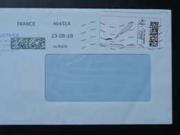 Stylo Pen écriture Writing Timbre En Ligne Sur Lettre (e-stamp On Cover) TPP 3983 - Printable Stamps (Montimbrenligne)