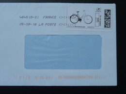 Vélo Bicycle Timbre En Ligne Sur Lettre (e-stamp On Cover) TPP 3989 - Printable Stamps (Montimbrenligne)