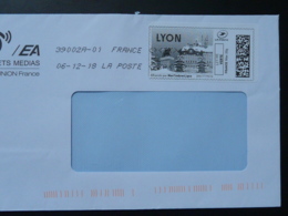 Place Bellecour Lyon Timbre En Ligne Sur Lettre (e-stamp On Cover) TPP 4005 - Printable Stamps (Montimbrenligne)