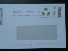 Feuilles D'arbre Timbre En Ligne Sur Lettre (e-stamp On Cover) TPP 4037 - Printable Stamps (Montimbrenligne)