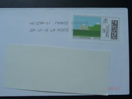 Montagnes Timbre En Ligne Sur Lettre (e-stamp On Cover) TPP 4174 - Printable Stamps (Montimbrenligne)
