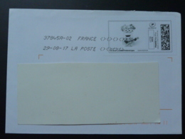 Héros De BD Timbre En Ligne Sur Lettre (e-stamp On Cover) TPP 4194 - Printable Stamps (Montimbrenligne)