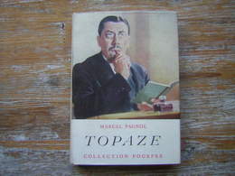 MARCEL PAGNOL  TOPAZE  COLLECTION POURPRE AVEC JAQUETTE  FLASQUELLE EDITEURS1951 - Collection Pourpre