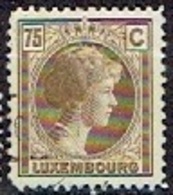 LUXEMBOURG  #   FROM 1927 STAMPWORLD  190 - 1926-39 Charlotte Rechterzijde