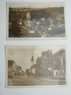 DROSENDORF   , 2 Schöne Karten Um 1930,  Rs. Klebespuren (aus Album) - Drosendorf-Zissersdorf