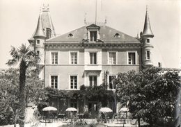 11. CPSM Photo. CAPENDU. Hotel Restaurant Le Chateau.  Façade, Terrasse. Scan Du Verso. - Capendu