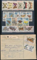 ** * Csehszlovákia 1961-1987 3 Db Lepke Sor + 1 Sor 2 Db FDC-n - Other & Unclassified