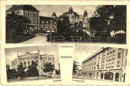 * Debrecen - 8 Db Régi Városképes Lap / 8 Pre-1945 Town-view Postcards - Ohne Zuordnung