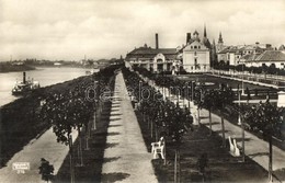 ** T1 1933 Szolnok, Tisza Parti Sétány, Gőzhajó. Weinstock 378. Kiadja Nerfeldbank Műszer Osztály 1929 - Ohne Zuordnung