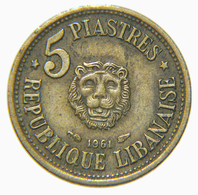 [NC] LIBANO - 5 PIASTRES 1961 (nc3995) - Liban