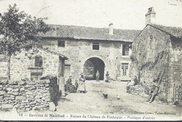 HAUTE VIENNE - 87 - FREDAIGUE Près De Nantiat - Ruines Du Château - Portique D'entrée- CPM Foire à La Brocante - Nantiat