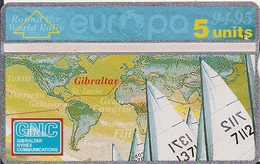 TARJETAS TELEFONICAS TIRADA CORTA - Gibraltar