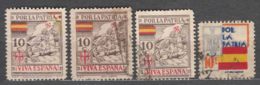 Spain Por La Patria Stamps - Impuestos De Guerra