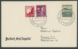 1937, Bodenseerundfahrt, Bordpost, Prachtbrief -> Automatically Generated Translation: 1937, "Lake Constance Excursion", - Zeppelins