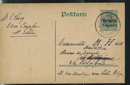 Carte Obl. N° 1  Obl. St- Gilles  3   07/02/1916 - Occupation Allemande