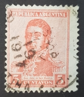 1917, General José Francisco De San Martin, Argentina, Used - Gebruikt