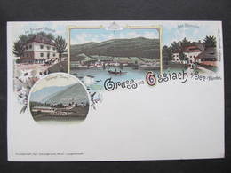 AK OSSIACH A. See Litho Schwidernoch Feldkirchen  Ca.1900   ///  D*36715 - Ossiachersee-Orte