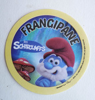 AUTOCOLLANT Utilisé LES SCHTROUMPFS FRANGIPANE FEVES 2018 - Stickers