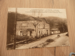 CPA 07 Ardèche La Ribeyre Café Bois Restaurant épicerie Mercerie   TBE - La Voulte-sur-Rhône