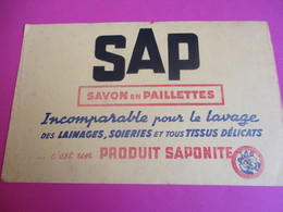 2 Buvards/Savon En Paillettes/Sap/Saplé Liquide/Produit SAPONITE /Vers1945-1960   BUV354 - Wash & Clean