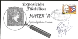 J) 2010 CUBA-CARIBE, PHILATELIC EXHIBITION, MATEX, SPECIALIZED IN A FRAMEWORK, CENTENARY OF THE WAR OF - Briefe U. Dokumente