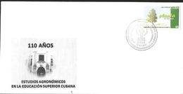 J) 2007 CUBA-CARIBE, 110 YEARS OF AGRONOMIC STUDIES IN HIGHER EDUCATION, CAMPAIGN WE PLANT FOR THE PLANET, FDC - Lettres & Documents