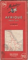 Carte Routière N° 154 Sur L'AFRIQUE ( Nord-Est ) - Wegenkaarten