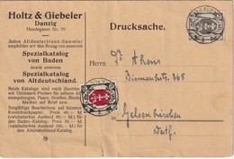 DANZIG 1922 CARTE - Lettres & Documents