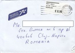 76440- AMOUNT 0.9 MACHINE PRINTED STICKER STAMP ON COVER, 2013, NETHERLANDS - Lettres & Documents