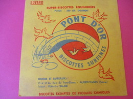 Buvard/Pont D'Or / Biscottes Surfines / AUBERVILLIERS / (SEINE)/Vers 1940-1960         BUV379 - Biscotti