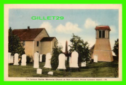 NEW LONDON, PRINCE EDWARD ISLAND - THE FAMOUS GEDDE MEMORIAL CHURCH & CEMETERY - PECO - - Altri & Non Classificati