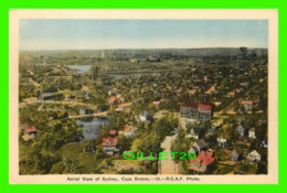 SYDNEY, NOVA SCOTIA - AERIAL VIEW OF SYDNEY - R.C.A.F. PHOTO - PECO - - Cape Breton