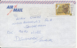 Australia Air Mail Cover Sent To Denmark Pinrith 10-12-1982 Single Franked - Storia Postale