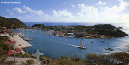 Saint Barthelemy - Gustavia Le Port - Carte Grand Format 20 X 10 - Saint Barthelemy