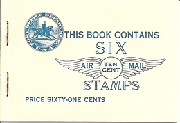 UNITED STATES (USA), 1928, Air Mail Booklet C1, 61c, Mi 0-47 - 1. ...-1940